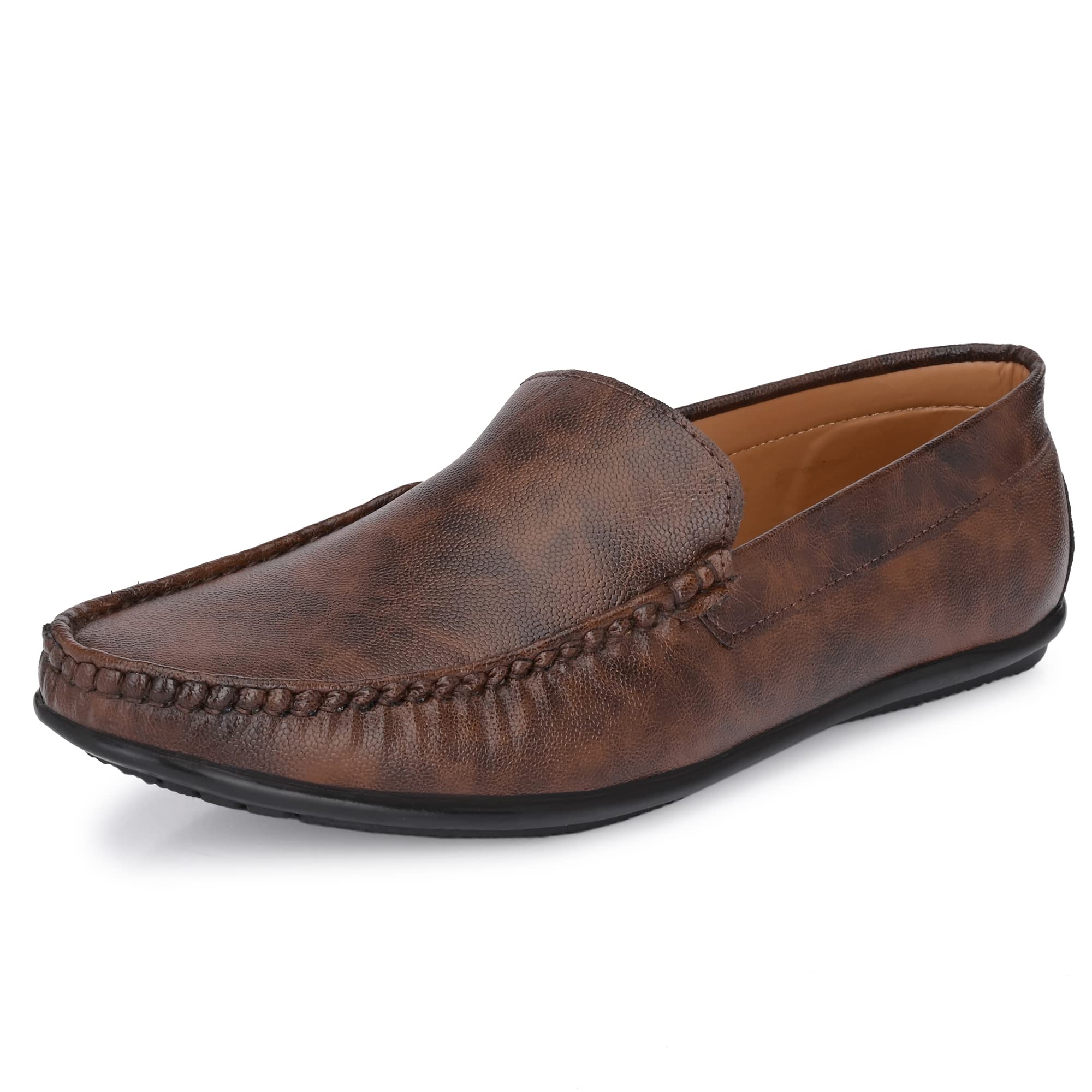 Men's 8242 Brown Loafers_9 UK (8242-4)