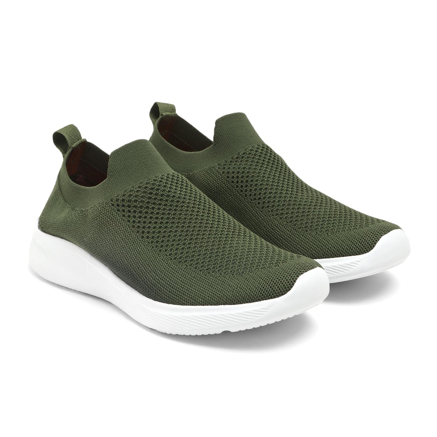 Men’s Lightweight Running Shoes | Breathable & Comfortable Sports Sneakers for Gym, Walking, Jogging, Training & Outdoor Activities (Green, UK Footwear Size System, Adult, Men, Numeric, Narrow, 8)