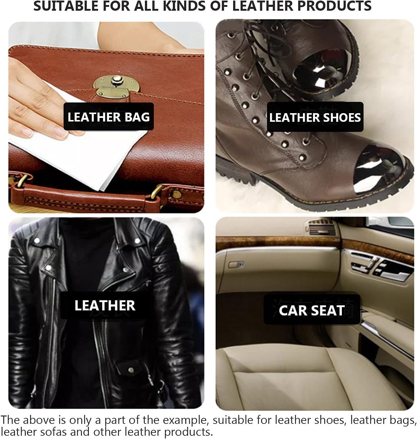 Leather Care Wipes - Restore, Protect, and Shine - For Car seat cover, Shoes, Home Leather Sofa, Leather Jacket, All-in-One Cleaning Solution - (Piece of 80) in 1 Packet (2) - Image 2