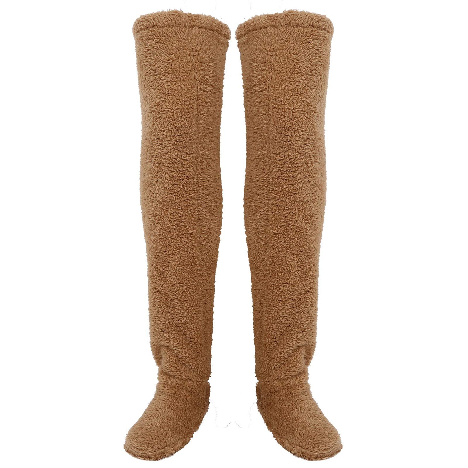 Generic Women Socks Warm Soft Stockings Durable Socks Winter Sock Home Stocking for Women