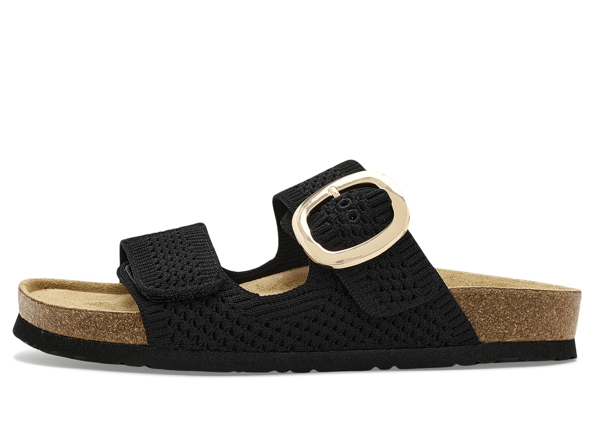 Footwear Womens Miami Sandal, Black Knit, 8 - Image 4