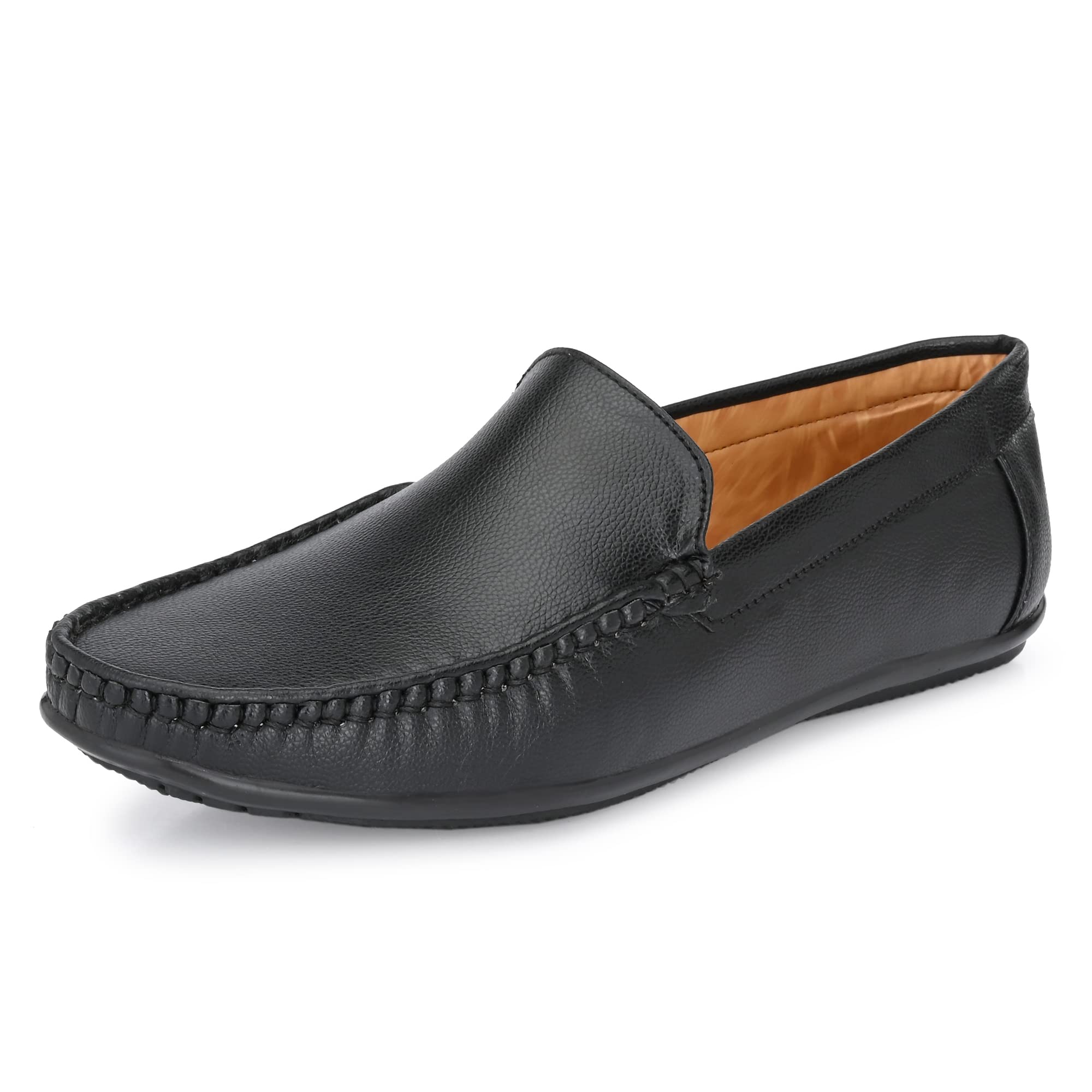 Men's 8242 Black Loafers_9 UK (8242-3)