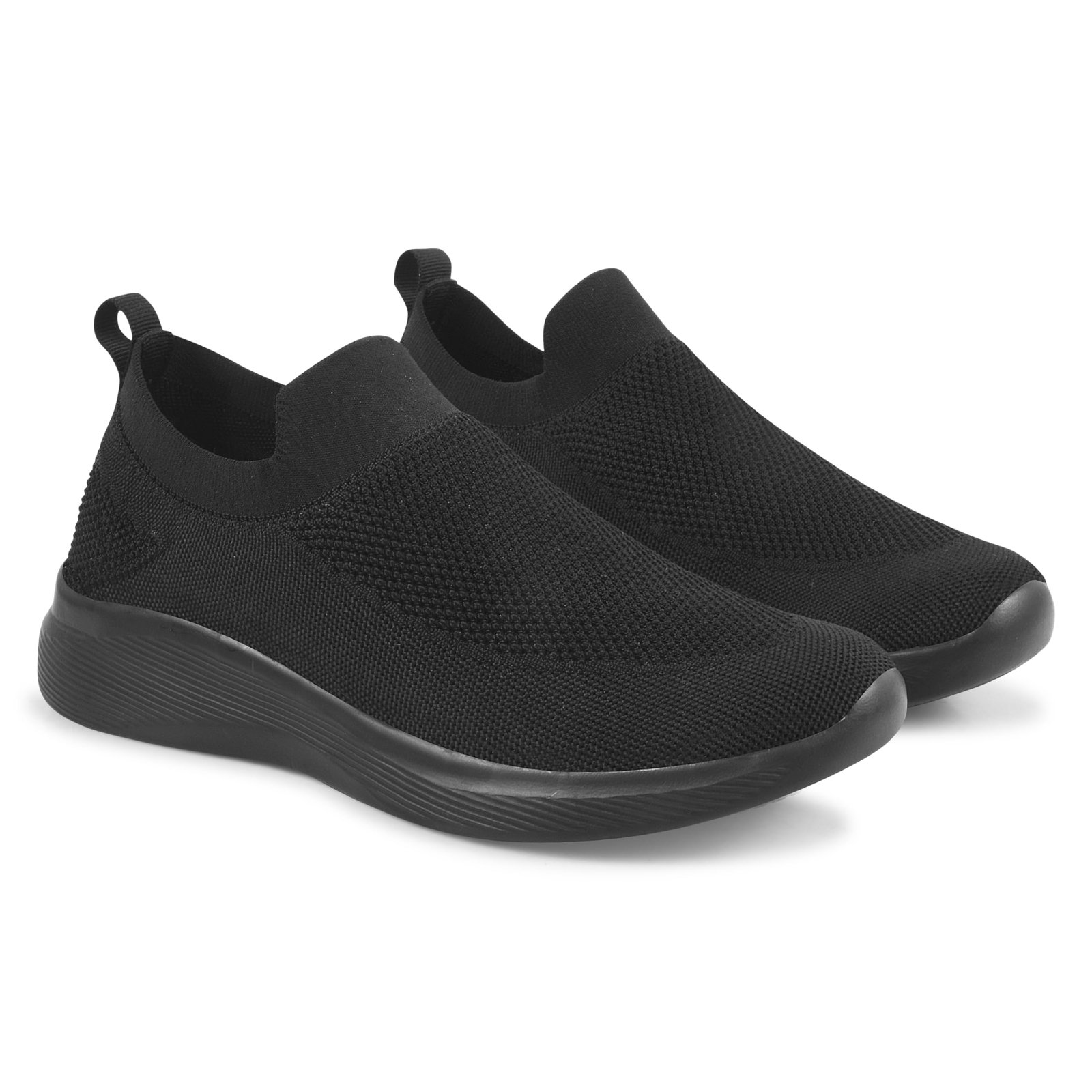 Men's Sports Shoes with Memory Foam Cushioned Insole|Running Walking Gym Training Jogging Athletics|Comfortable & Stylish|Casual & Lightweight|Slipon Sneaker Black Men's Sports Shoes with Memory Foam Cushioned Insole|Running Walking Gym Training Jogging A