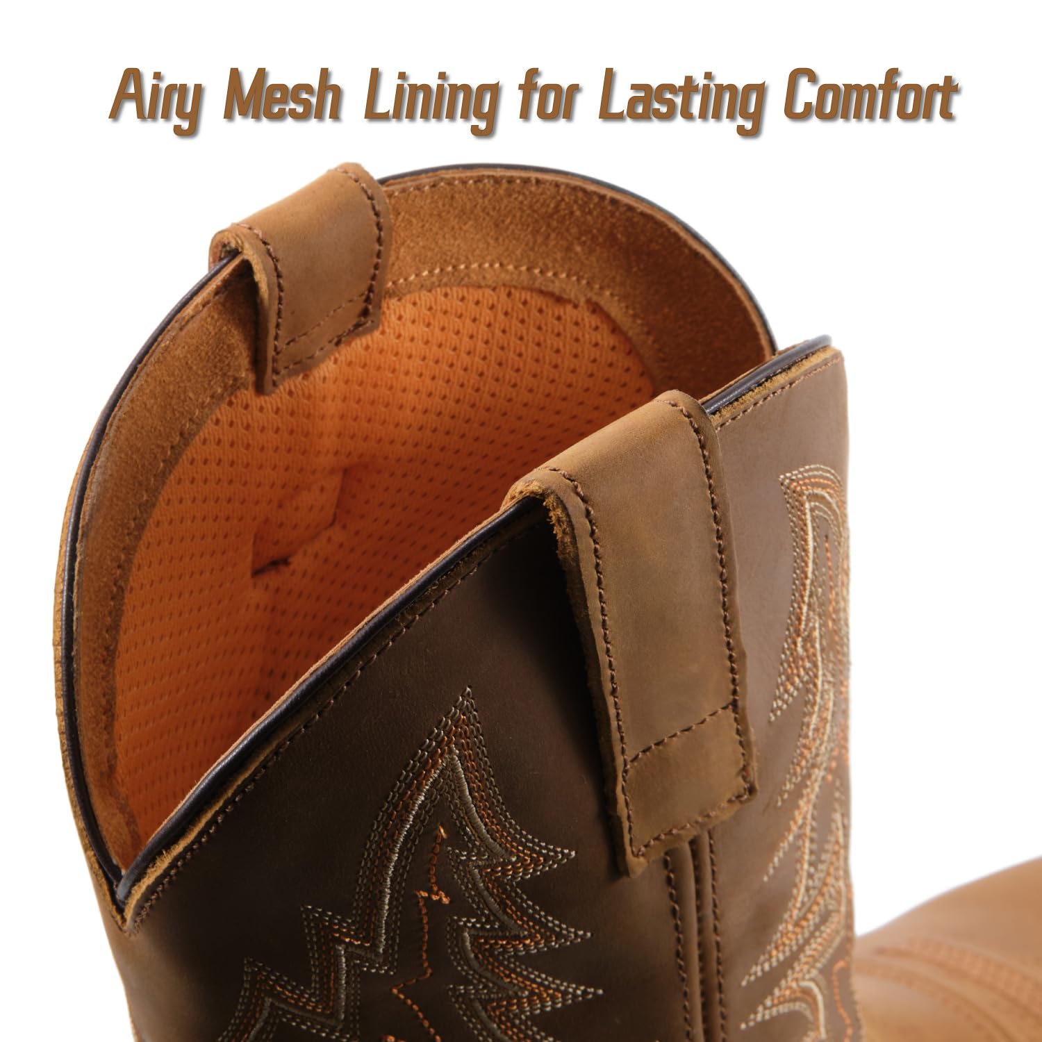Men's Waterproof Western Cowboy Boots-Soft/Steel Toe - Image 6
