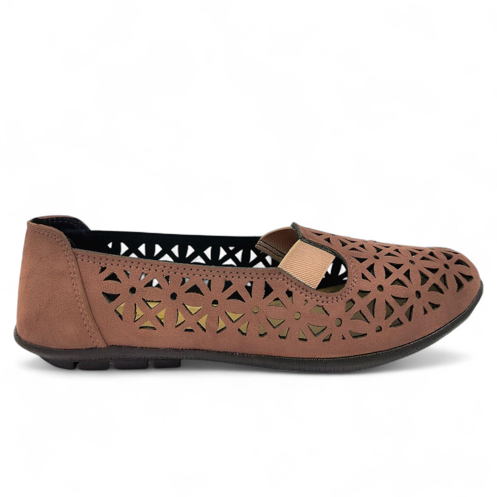 WESTOES Unique Stylish Belly for Ladies | Extra Soft Cushion for Pain-Free & Comfort for All-Day (WLB-03) (Peach, UK Footwear Size System, Adult, Women, Numeric, Medium, 7) - Image 2
