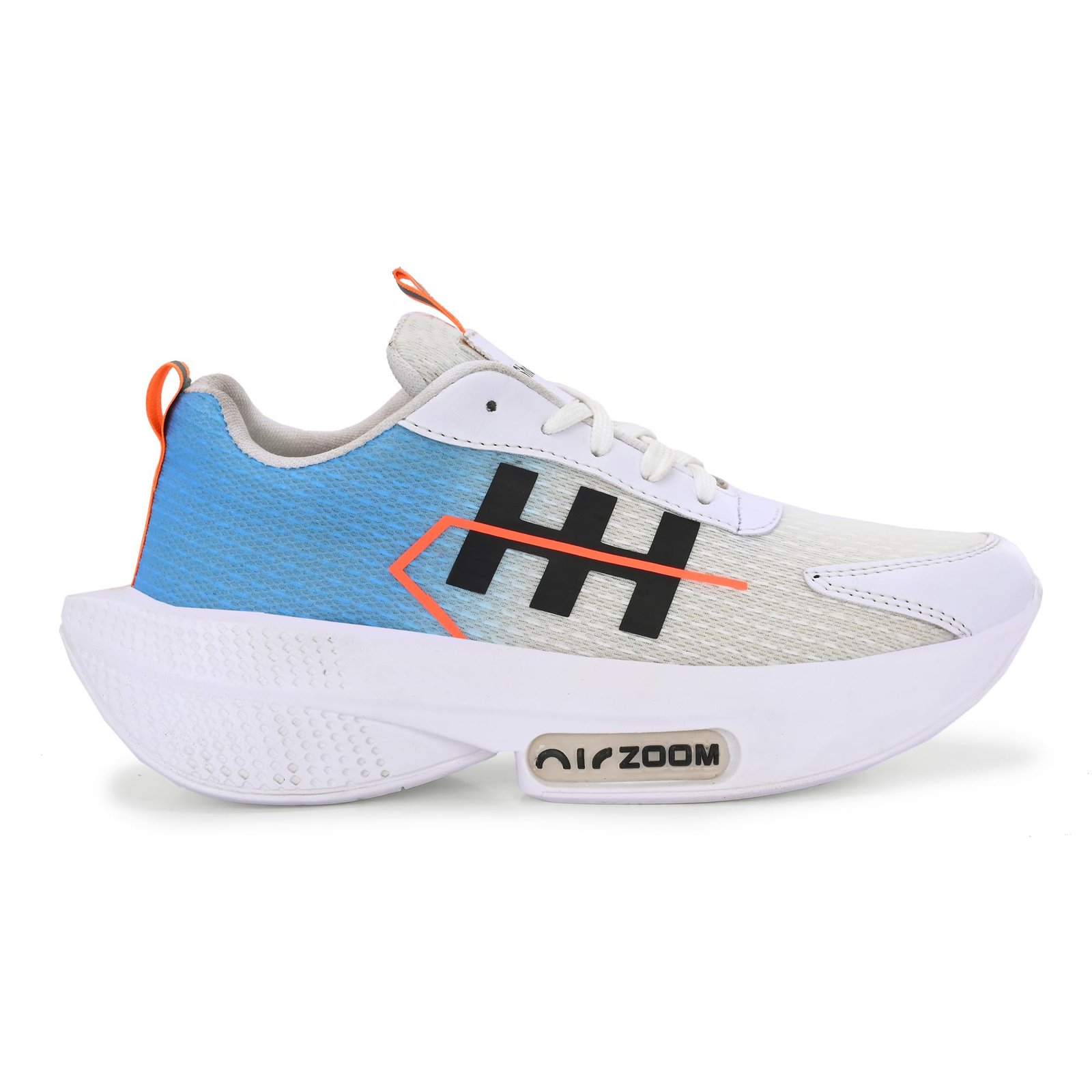 White Lightweight Boys Men Casual Sneakers Sports Running Shoes for Men (OG3075-AZ), Size 9 UK/India - Image 3