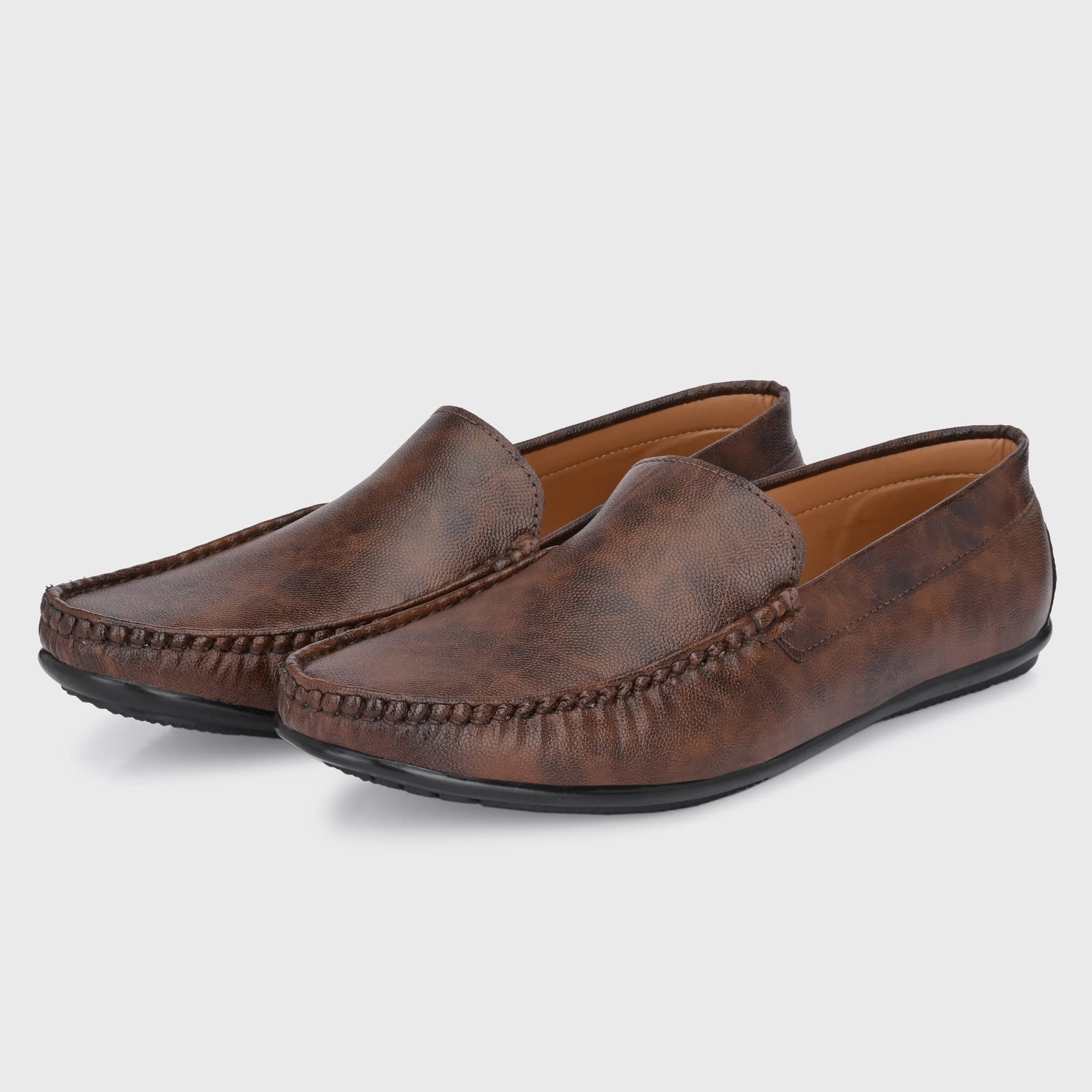 Men's 8242 Brown Loafers_9 UK (8242-4) - Image 3