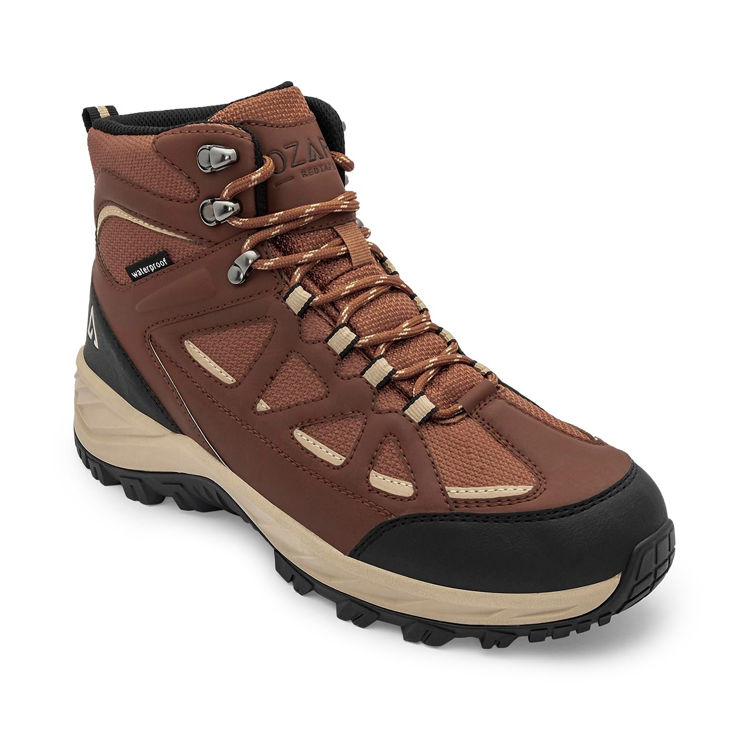 Ozark Men’s Brown Trekking Shoes | Rugged Outdoor Comfort|Brown|9 UK