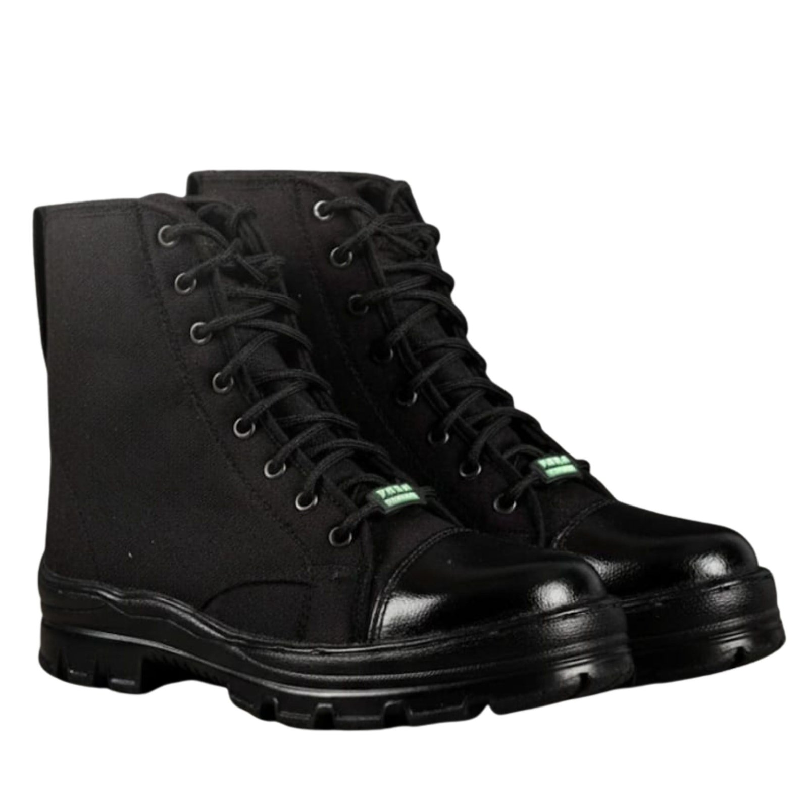 Men’s High Ankle Combat Boots | Tactical Military Style Lace-Up Army Boots | Heavy Duty Anti-Slip Rubber Sole | Outdoor Trekking, Security, Riding & Hiking Boots for Men (Long, UK Footwear Size System, Adult, Men, Numeric, Medium, 5)