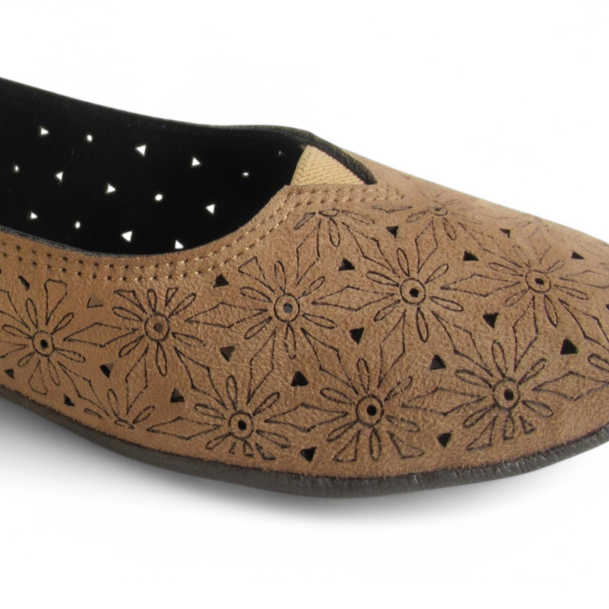 WESTOES Belly Shoes For Ladies/Women | Best For Regular/Office Wear | Budget-Friendly | Cushioned Insoles For All-Day Comfort (WLB01) (Beieg, UK Footwear Size System, Adult, Women, Numeric, Medium, 9) - Image 6