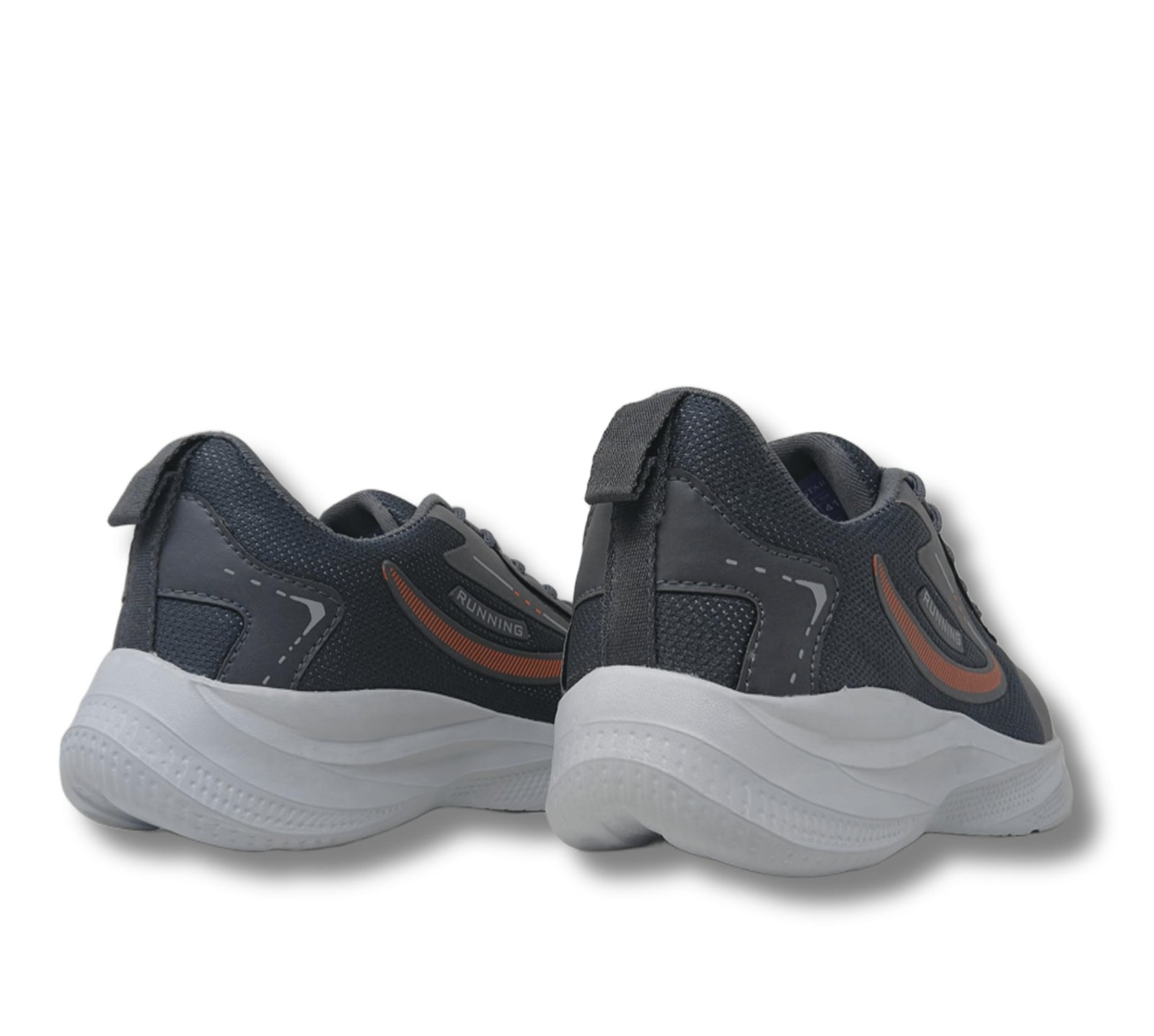 Swing Sports Shoes for Men | Lightweight Airy Mesh, Cushione Sole |Color (Black&Grey) | Size (6-10) | ForGym & Daily Use (Grey, UK Footwear Size System, Adult, Men, Numeric, Medium, 10) - Image 7