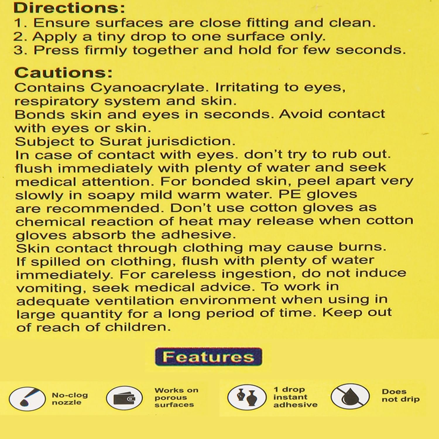 Instant Shoe Repair Glue, Quick-Drying Shoe Sole Fix Glue, 60ml - Image 3