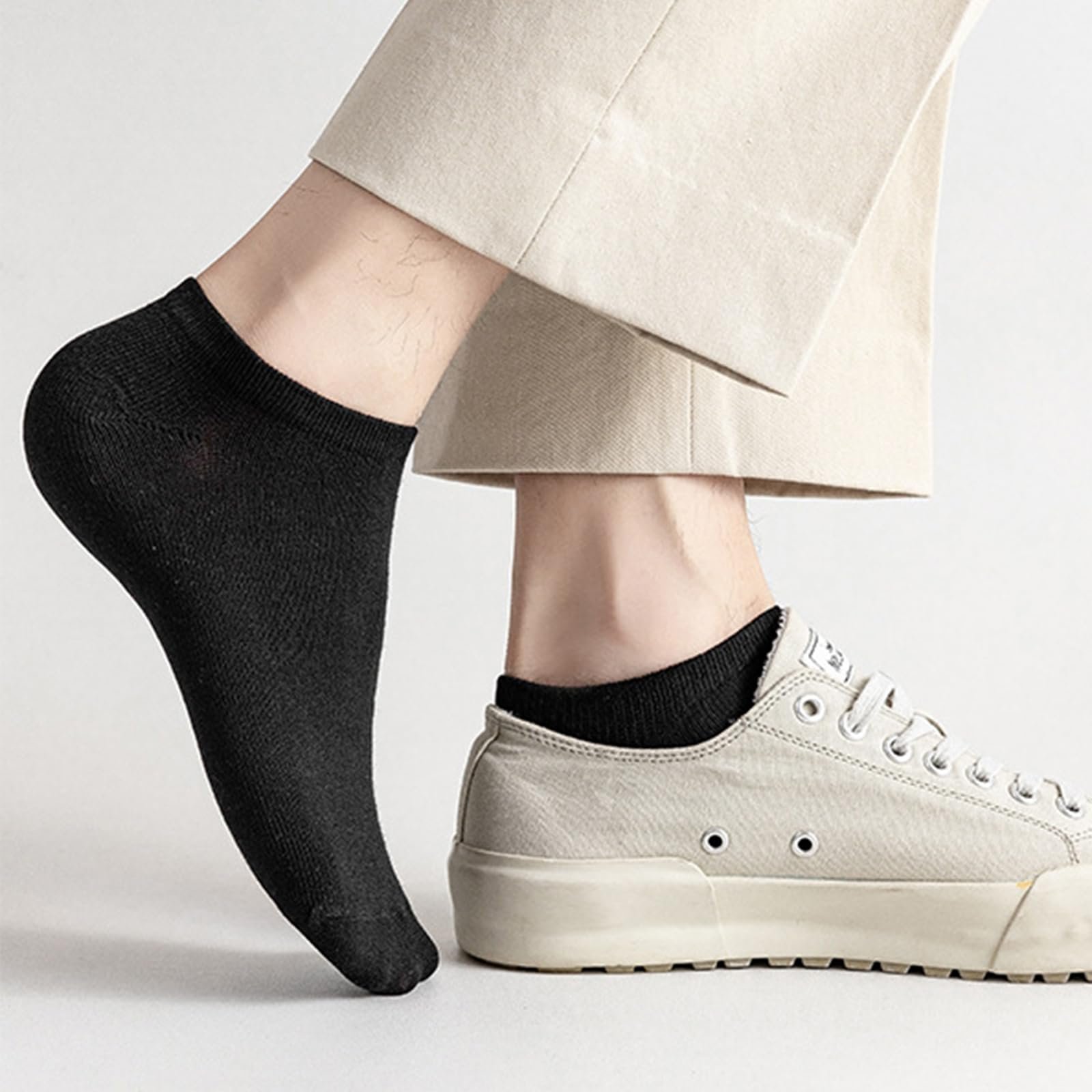 12-30 Pairs Low Cut Ankle Socks for Women No Show Casual Breathable Athletic Socks Bulk for Sport, 30 Pairs Black, One Size - Image 2