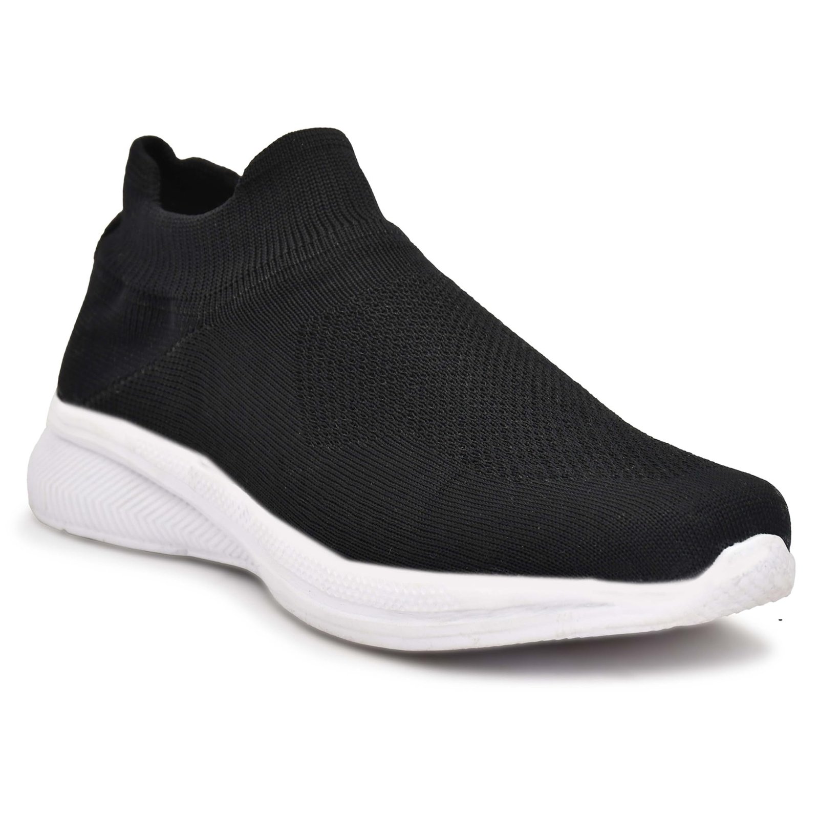 ZOOVY Men's Stylish LookWise Wonder Series Outdoor Socks Casual Sports Sneakers Shoes for Men & Boys,Trending Latest Walking, Running Shoes/Gymwear, Lightweight Shoes for Men Daily Use (Black, 9)