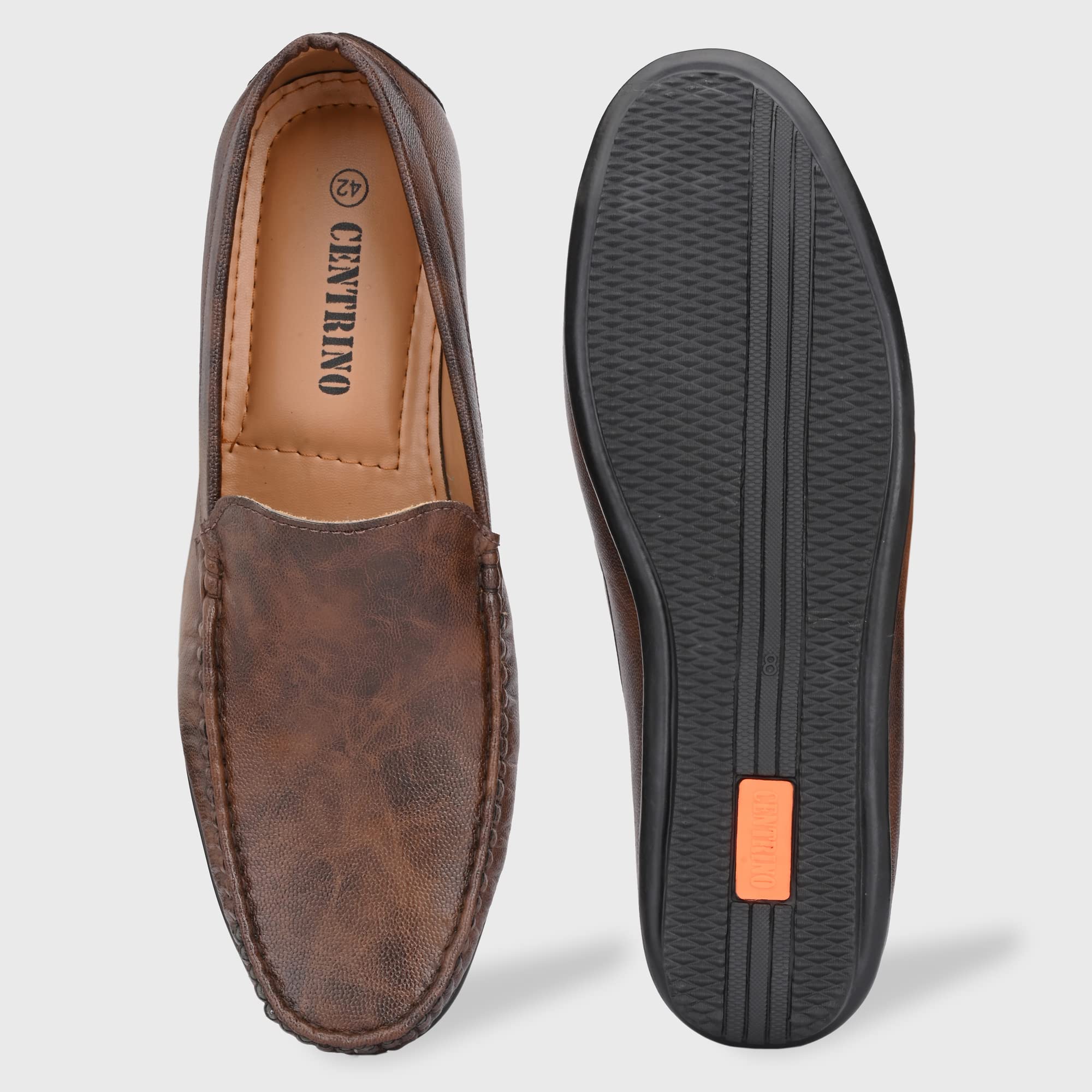 Men's 8242 Brown Loafers_9 UK (8242-4) - Image 4