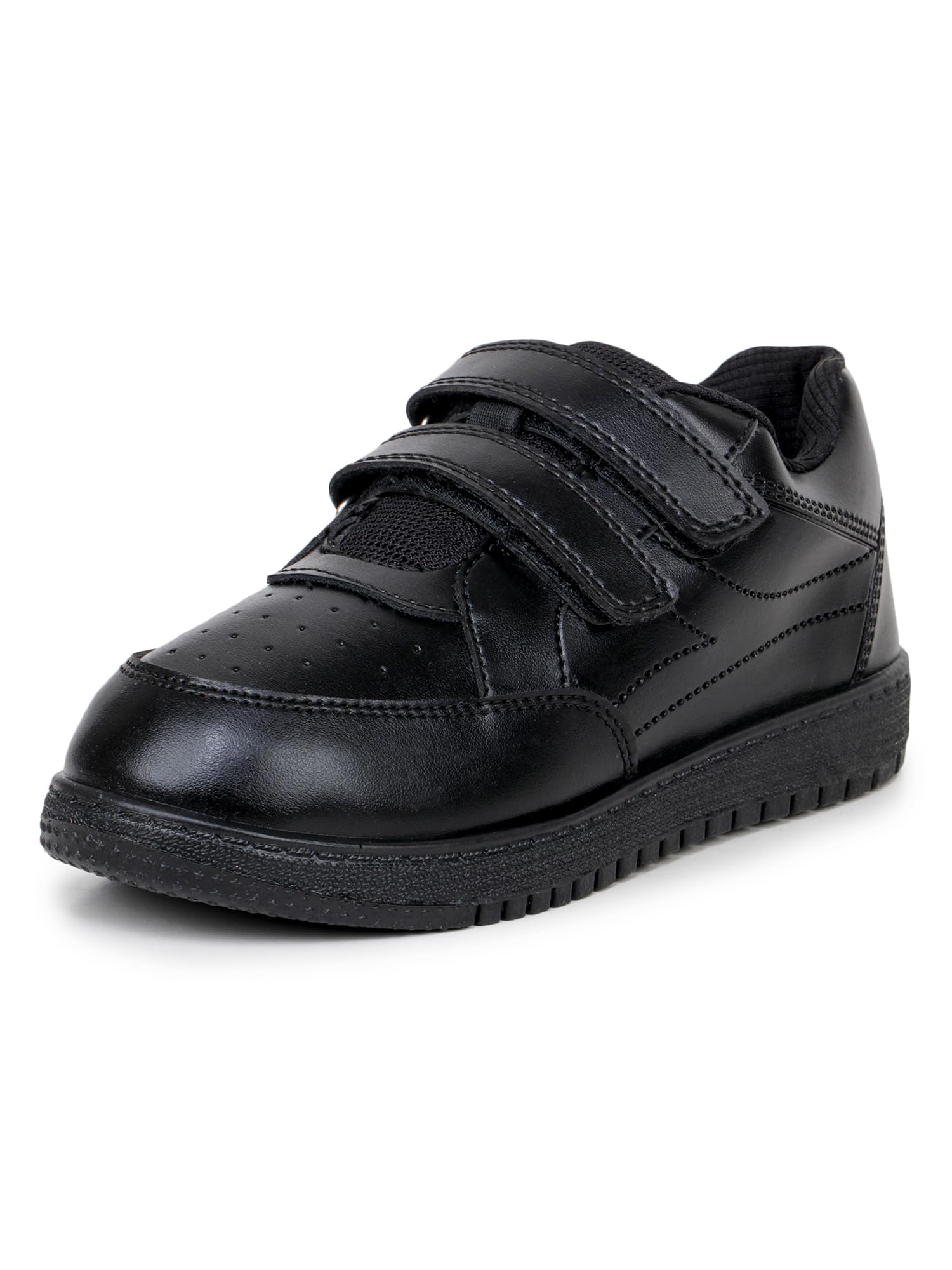 Unisex-Child Care-Velcro V2- ATHDIP School Shoes (ATHDIP-11_Black_11 Kids UK)
