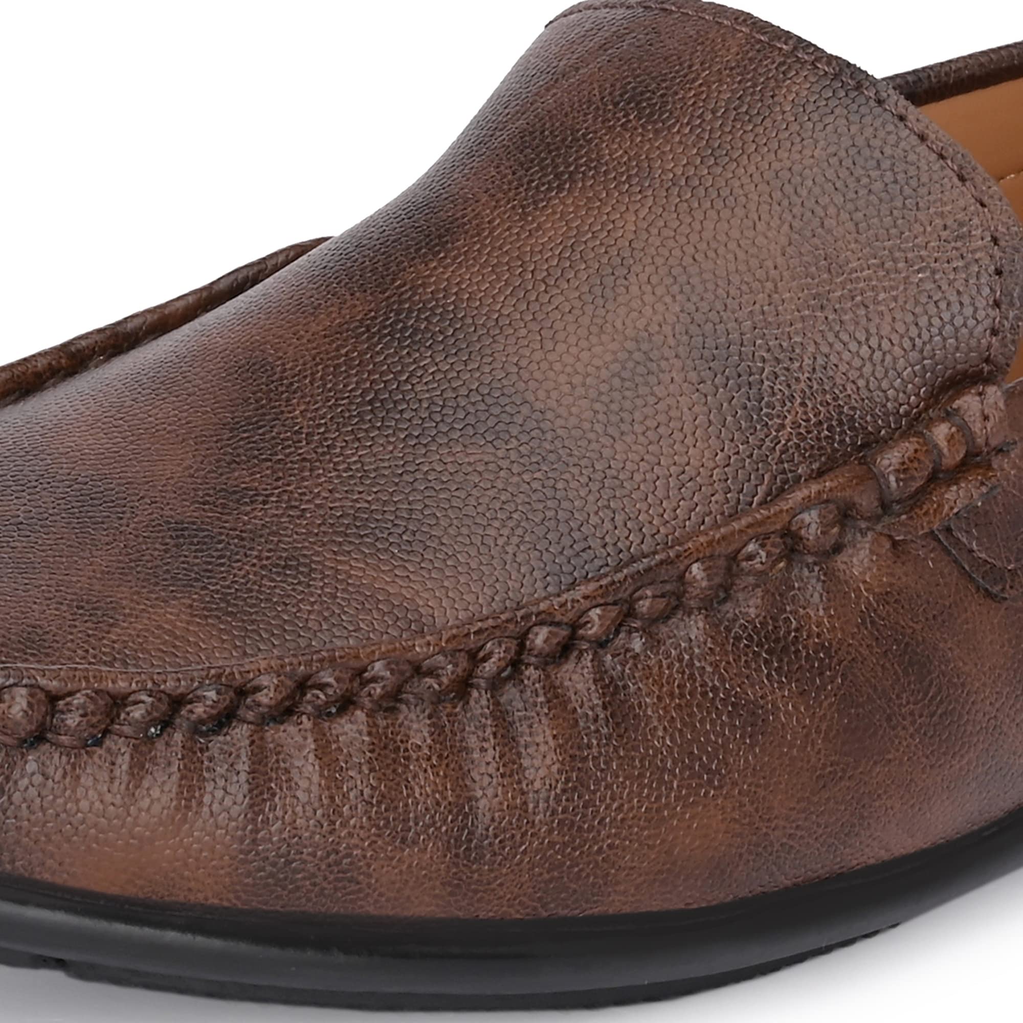 Men's 8242 Brown Loafers_9 UK (8242-4) - Image 6