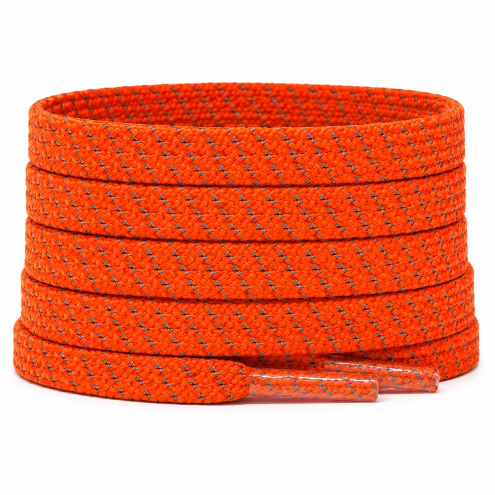 Reflective & Luminous Shoelaces |Kids & Adult| Athletic Shoe for Sports &Hiking Shoes Flat Shoe Laces for All type of shoes (Neon Orange, 140 cm)