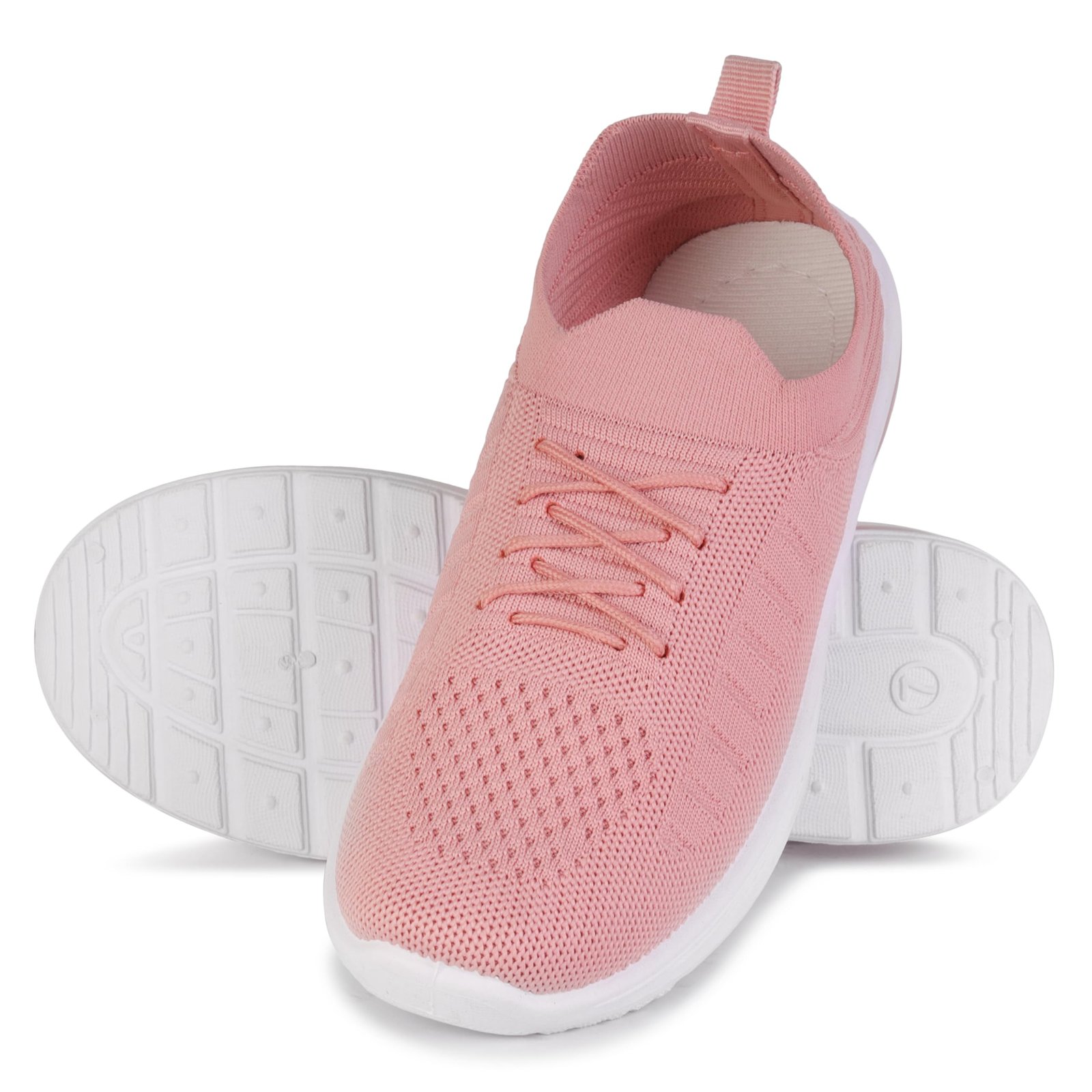 DRACKFOOT Women Stylish Casual Sports Shoes | Lightweight Walking & Running Sneakers Pink