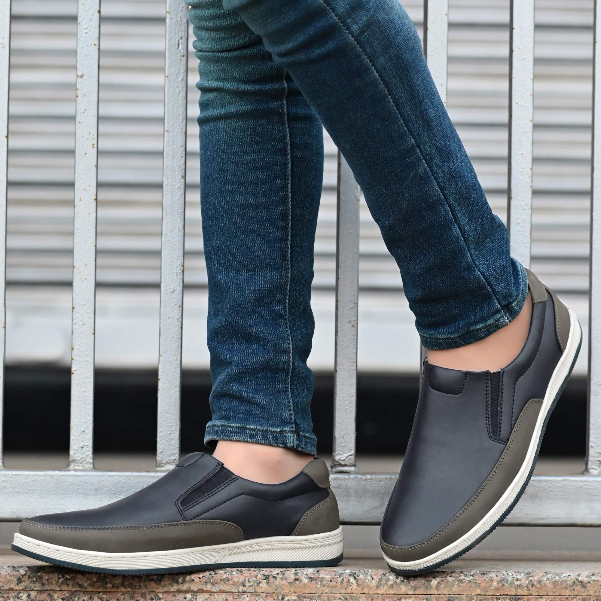 Mens Casual Shoes 3392-04_Black_8 - Image 2