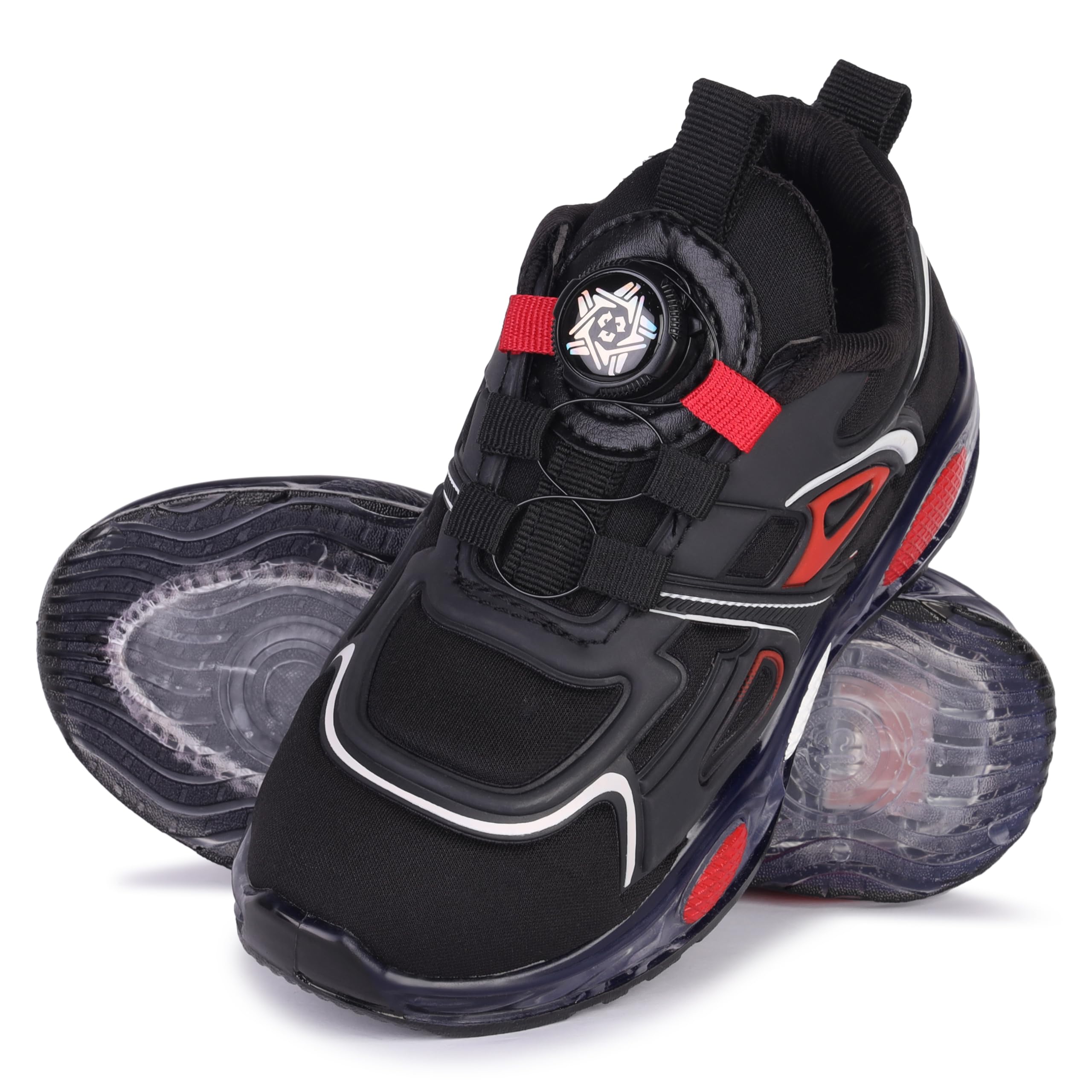 Kids Lightweight Casual Shoes with Comfortable Cushioning & Stylish Design for Boys Black