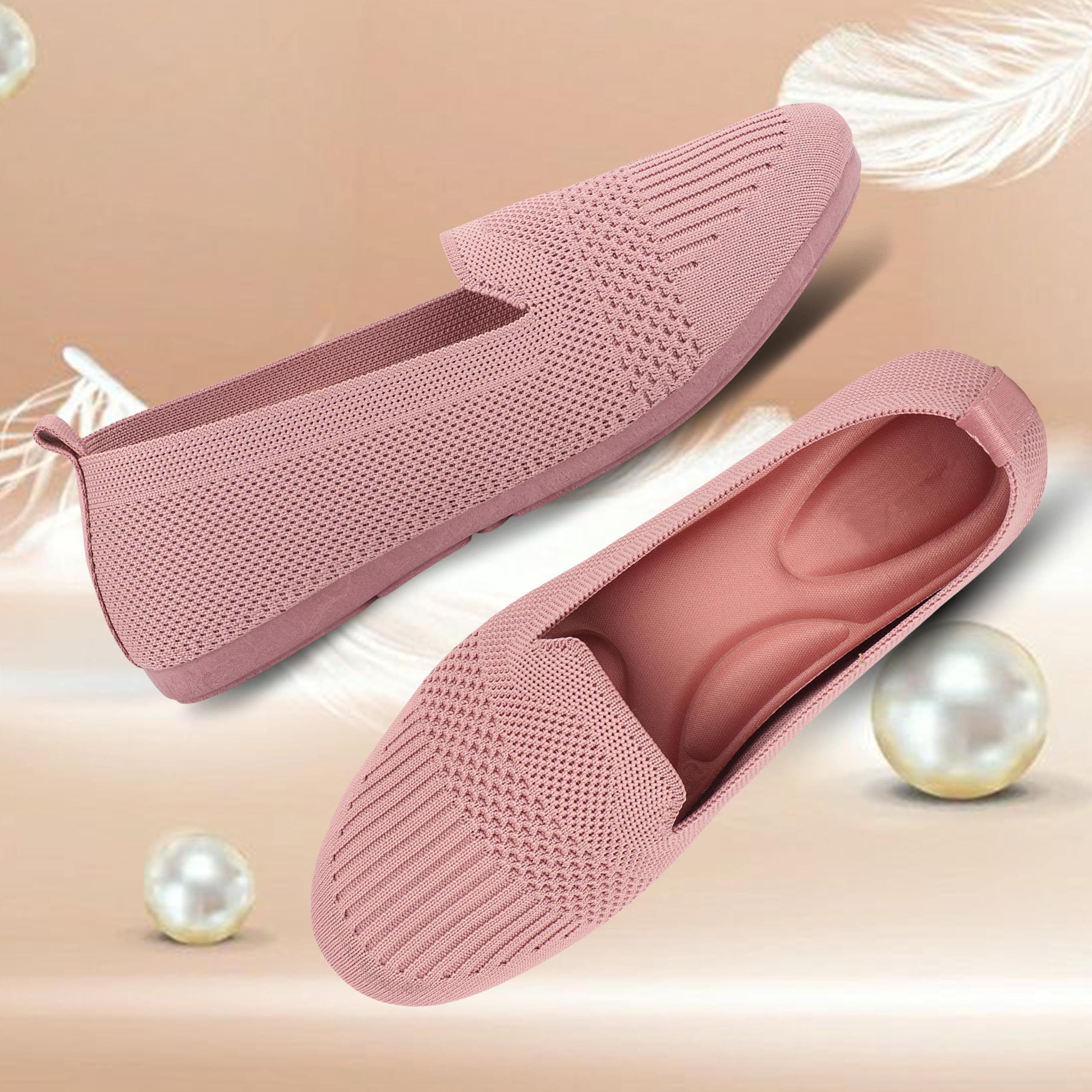 Selfiee Women Bellies Shoes Casual Slip On Flat Loafer Shoes for Daily Walking - Image 2